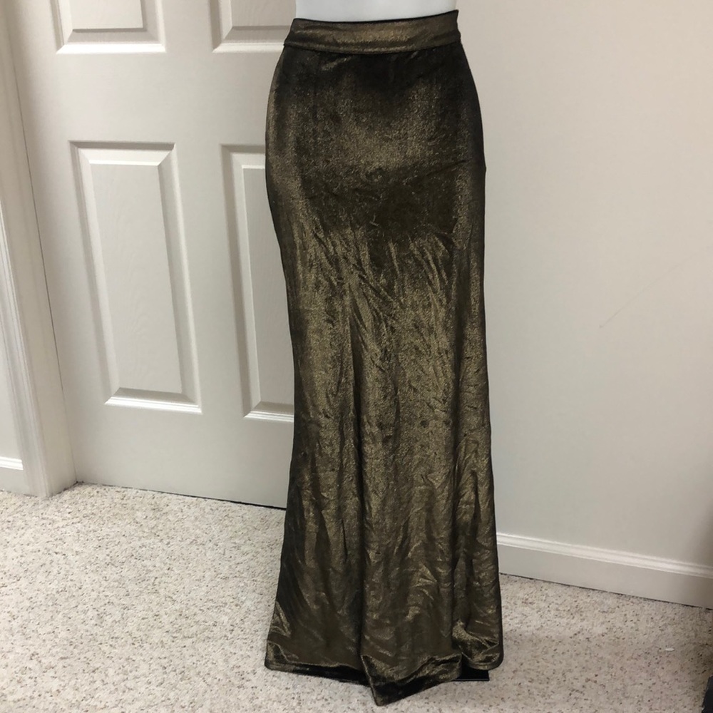 Long High Waisted Glamour Skirt